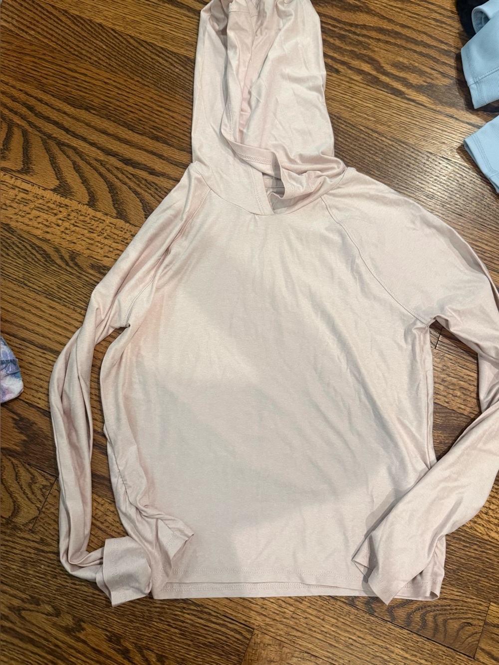 Old Navy Light Pink Girls' Hooded Lightweight Pullover